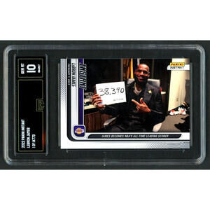 2022-23 Panini Instant #108 LeBron James All-Time Leading Scorer Gem Mint 10